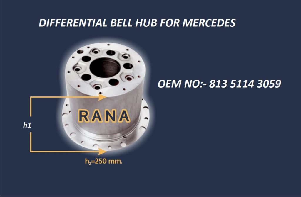 DIFFERENTIAL-WHEEL-BELL-HUB-FOR-MERCEDES-BENZ-ACTROSS-OEM-NO-81351143059